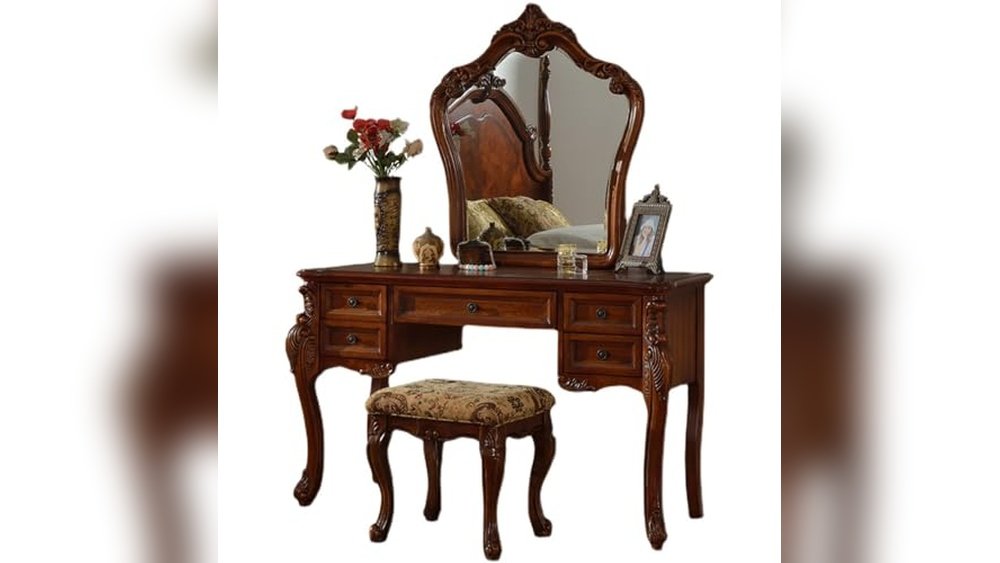 Antique Makeup Vanity Table