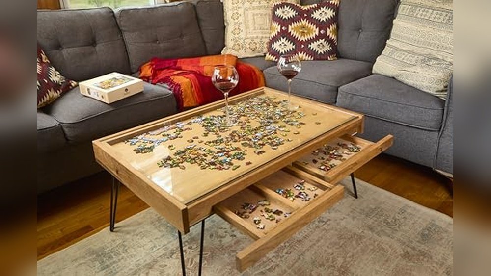 Best Coffee Table for Puzzles