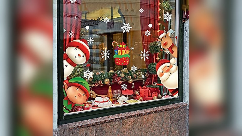 Christmas Mirror Decorations