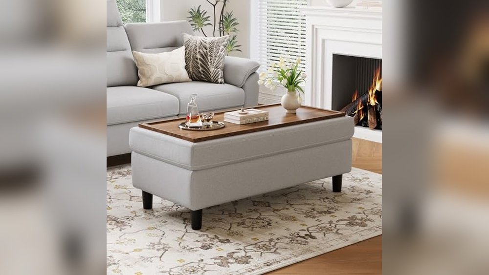 Coffee Table With Storage Ottomans