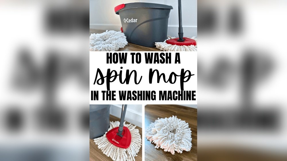 How to Clean a Spin Mop Head