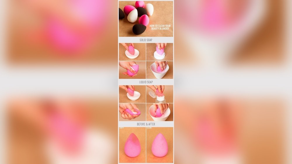 How to Clean Beauty Blenders
