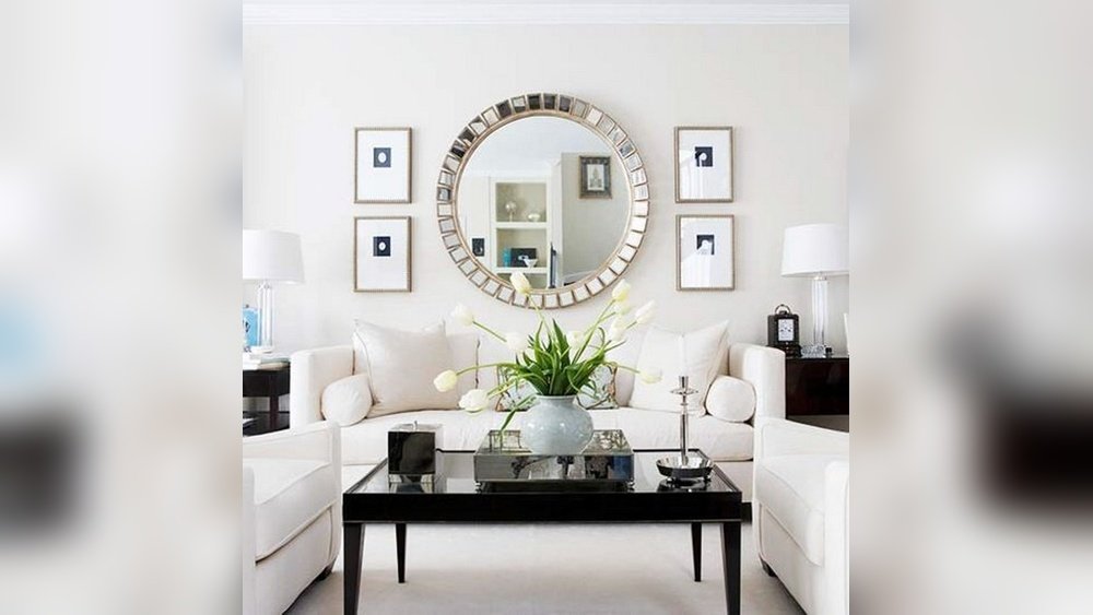 How to Decorate around a Large Wall Mirror