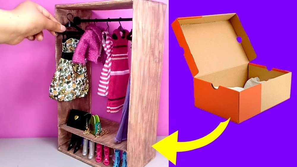 How To Make A Doll Wardrobe Closet Easy DIY Steps For Kids SofaNest