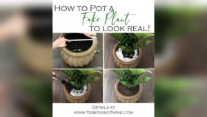 How to Plant Artificial Plants in Pots