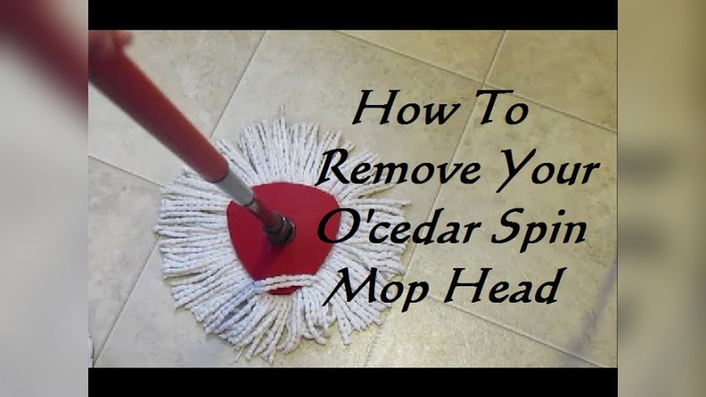 How to Remove Mop Head from O Cedar Spin Mop