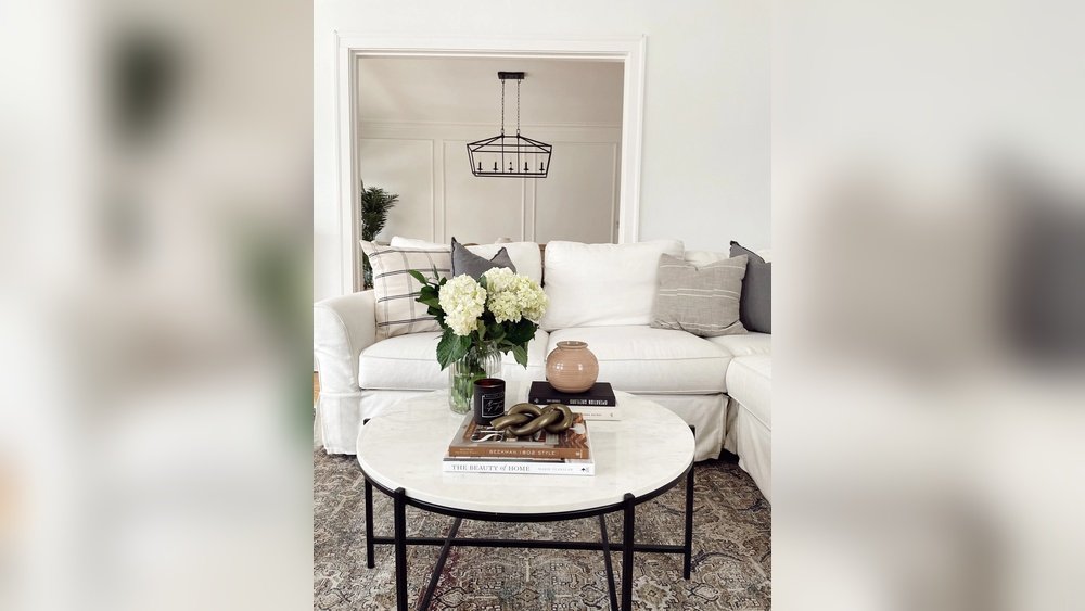 How to Style a Round Coffee Table
