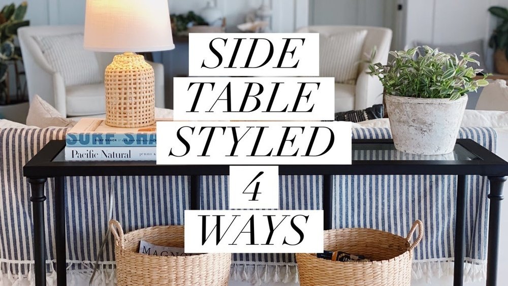 How to Style a Side Table