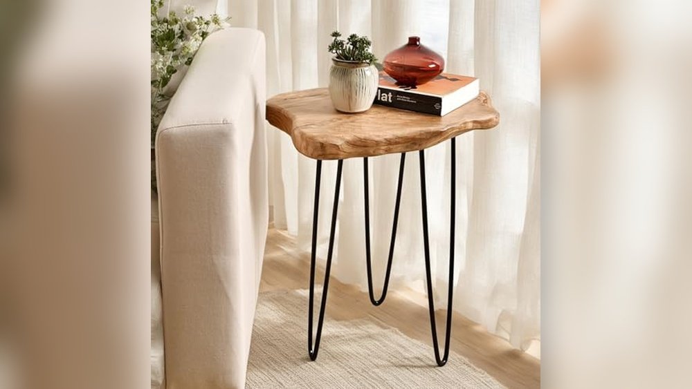 Live Edge End Table