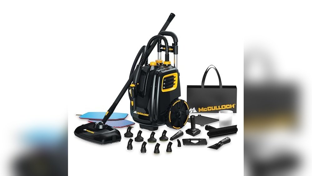 Sharper Image Multi-Functional Canister Steam Cleaner With Steam Mop