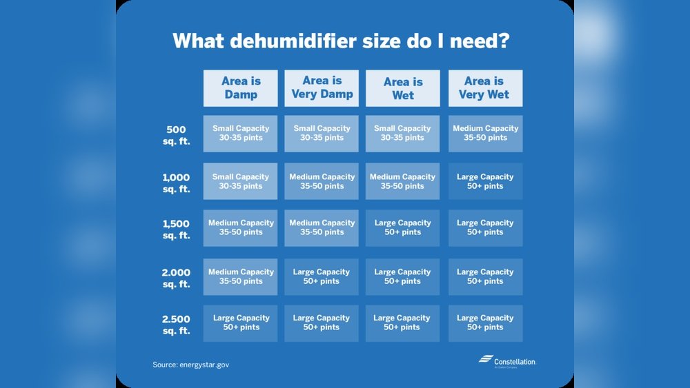 What Size Dehumidifier for Basement