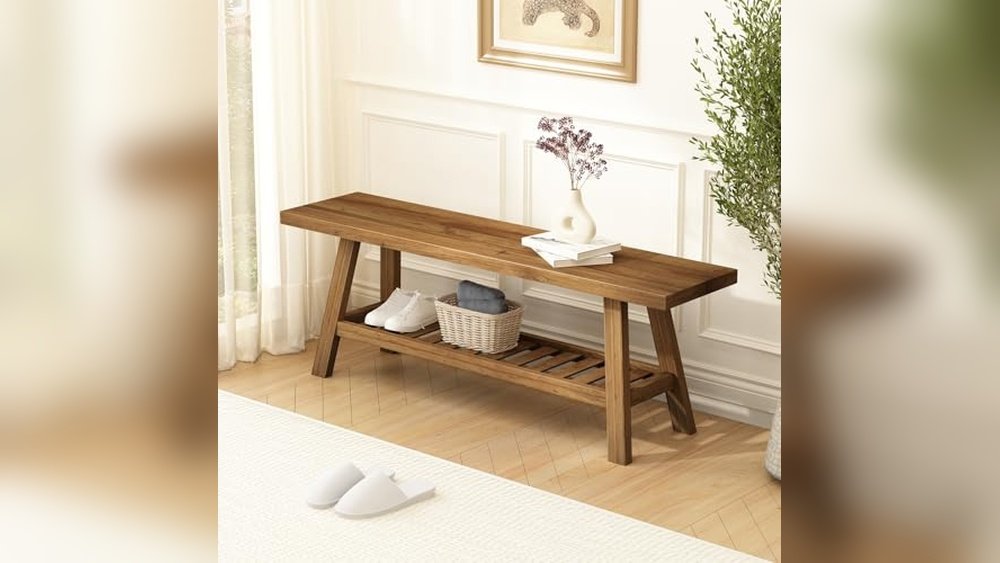Wood Bed Bench
